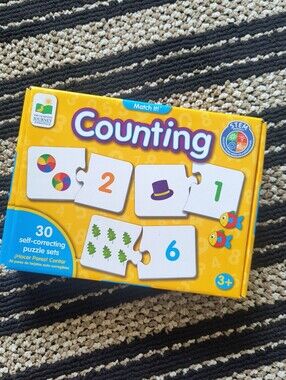 Match It Counting Toy 30 Puzzle Sets Educational by The Learning Journey